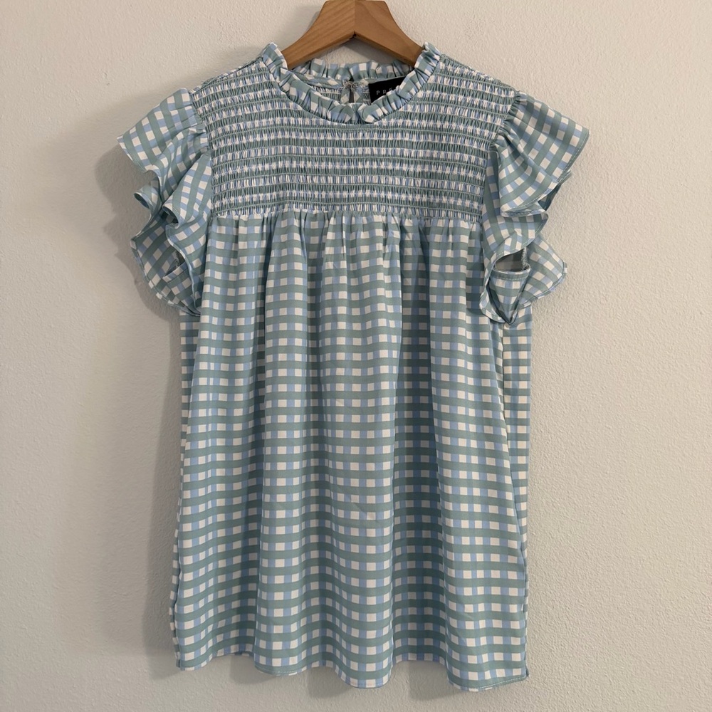Premise - Gingham Top‎